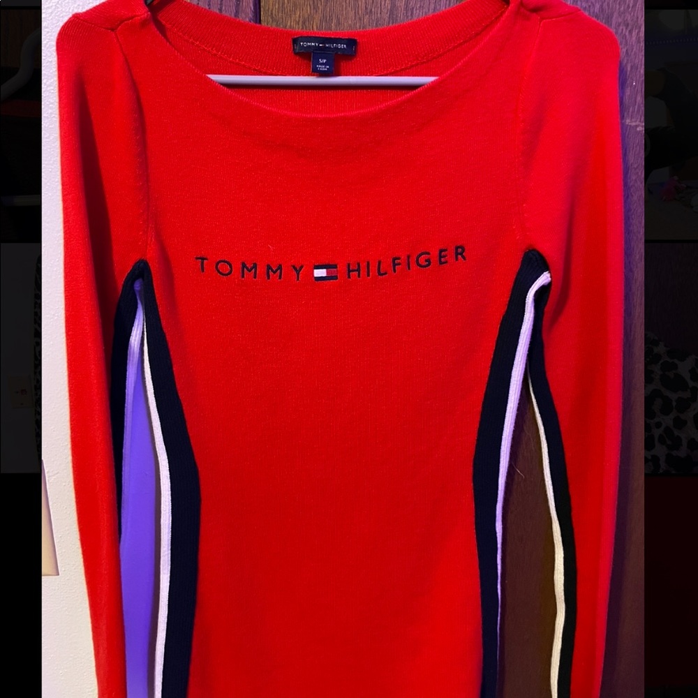 Tommy Hilfiger Red Sweater